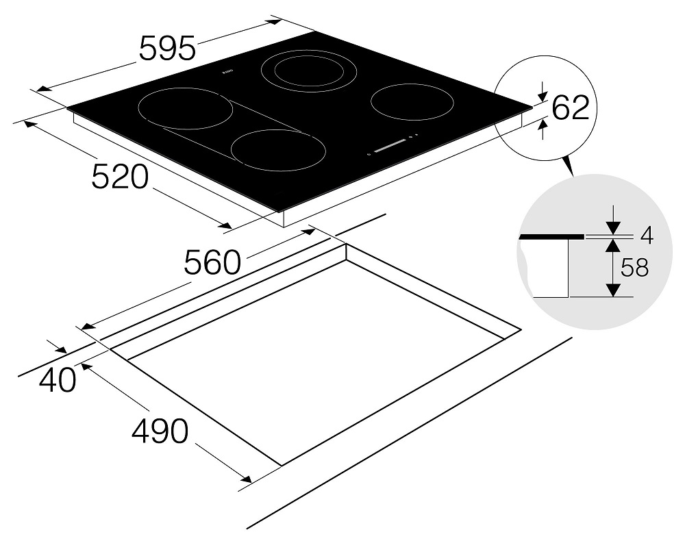 Варочная панель Asko hi1655g