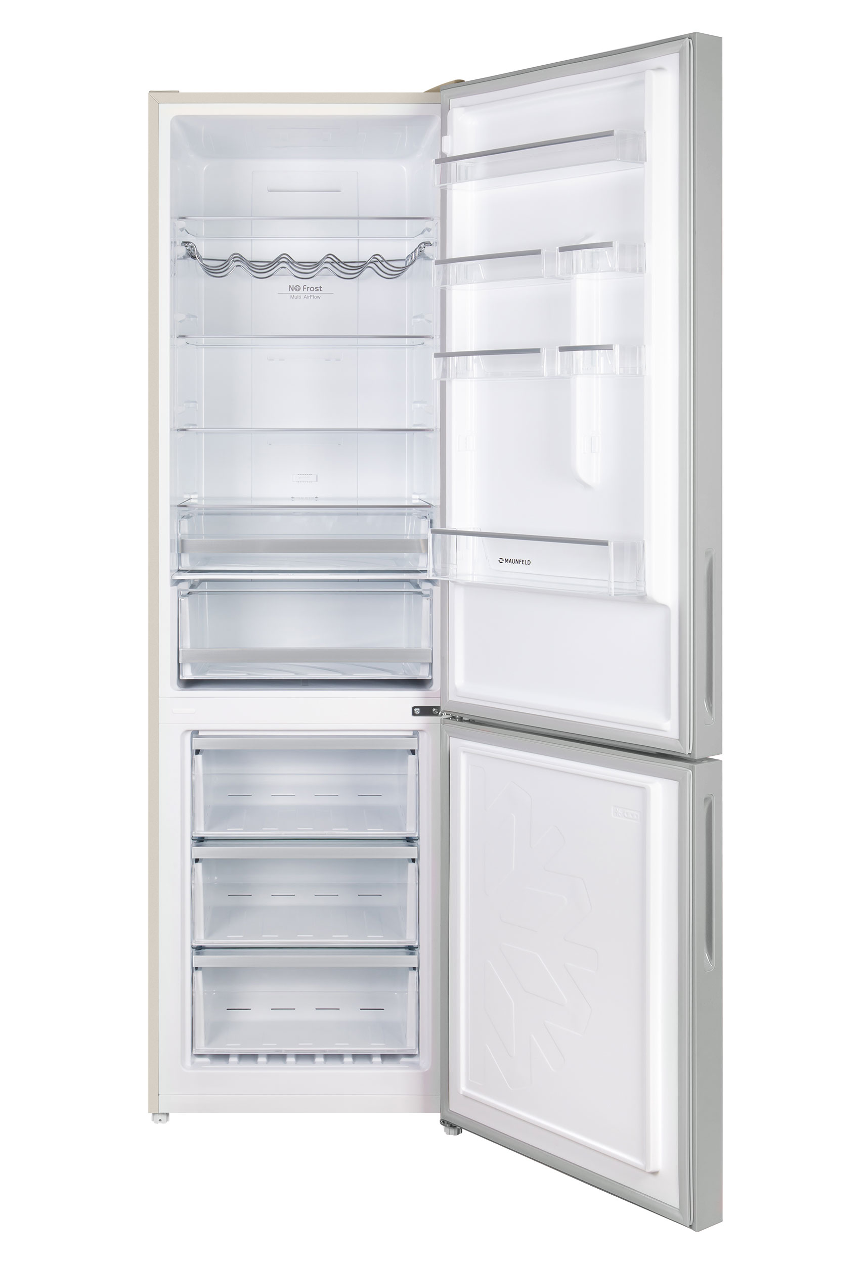 Купить Двухкамерный холодильник MAUNFELD MFF200NFBG — Фото 2