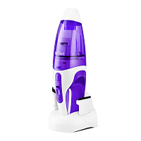 Вертикальный пылесос Kitfort КТ-5119-1 белый/фиолетовый