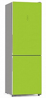 Холодильник AVEX RFC-301D NFGG зеленое стекло