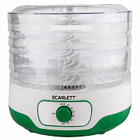 Сушилка для овощей и фруктов Scarlett SC-FD421011 5под, зеленый