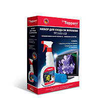 TOPPERR 3011 Набор для ухода за TFT/LED/LCD мониторами (спрей 500мл + салфетка)