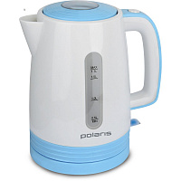 Чайник POLARIS PWK1775C, белый/голубой